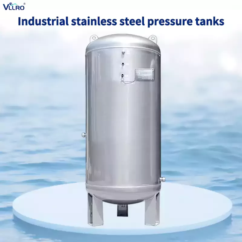 Tanque de pressão industrial de aço inoxidável
